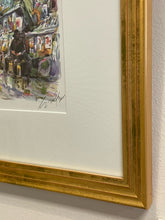 Load image into Gallery viewer, Framed Print of Paris Street Scene  by Marie Charlot, signed
