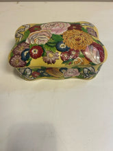 Load image into Gallery viewer, Yellow Floral Ceramic Decorative Box

