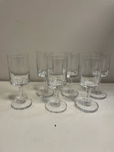 Load image into Gallery viewer, Six Karin Crystal Wine Glasses from Dansk
