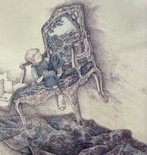 Load image into Gallery viewer, Limited Edition Framed  Etching "Tapestries" by Joy Wallace, signed &amp; numbered
