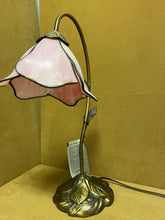 Load image into Gallery viewer, Tiffany Style Pink Flower Petal Lamp
