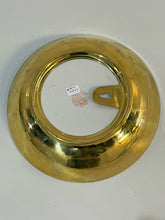 Load image into Gallery viewer, Tobacco Leaf Chinoiserie Porcelain Bowl with Brass Back
