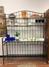 Load image into Gallery viewer, Iron Baker's Rack with Glass Shelves from Walter E. Smithe
