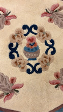 Load image into Gallery viewer, Floral Octagonal Wool Area Rug

