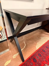 Load image into Gallery viewer, Minimalist One Drawer Desk with Criss Cross Legs
