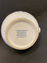 Load image into Gallery viewer, Blue &amp; White Ceramic Pitcher from Tiffany &amp;. Co.
