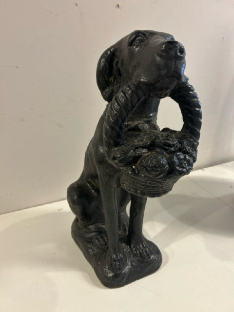 Resin Black Labrador Statue