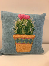 Load image into Gallery viewer, Wool Loop Geranium Pillow
