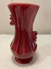 Load image into Gallery viewer, Red Vase from McCoy Pottery
