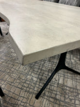 Load image into Gallery viewer, Mango Top Dining Table with Bird Feet Legs  8 Upholstered Candice  Dining Chairs from Walter E. Smithe
