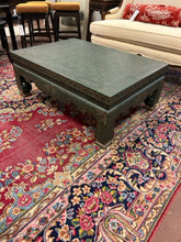 Load image into Gallery viewer, Vintage Chinoiserie Cocktail Table with  Fret Grid Center Design from Baker
