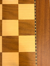Load image into Gallery viewer, Pewter Medieval Chess Pieces with Chess Board from WE Games
