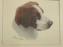 Load image into Gallery viewer, Limited Edition Print of a Brittany Spaniel by Louis Frisino, signed &amp; numbered
