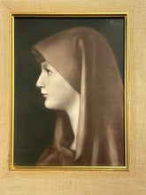 Load image into Gallery viewer, Framed Print Portrait of Saint Fabiola by Jean-Jaques Henner
