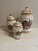 Load image into Gallery viewer, Set of  Three Chinoiserie Canister Set
