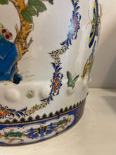 Load image into Gallery viewer, Chinese Famille Rose Porcelain Garden Stool
