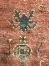 Load image into Gallery viewer, 100% Wool Aztec Patterned Area Rug
