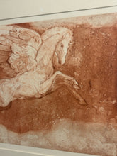 Load image into Gallery viewer, Framed Print "Flight of Pegasus," signed
