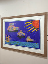 Load image into Gallery viewer, Original Lithograph "Three Flying Fish" by Ken Done, pencil signed and numbered 35/60
