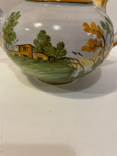 Load image into Gallery viewer, Incomplete Tea Set, Italian Countryside Scene,  Includes Teapot, 2 Cups, 5 Saucers
