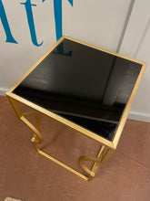 Load image into Gallery viewer, Gold Square Occasional Table
