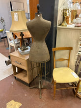 Load image into Gallery viewer, Vintage Iron &amp; Paper Mache Dress Form
