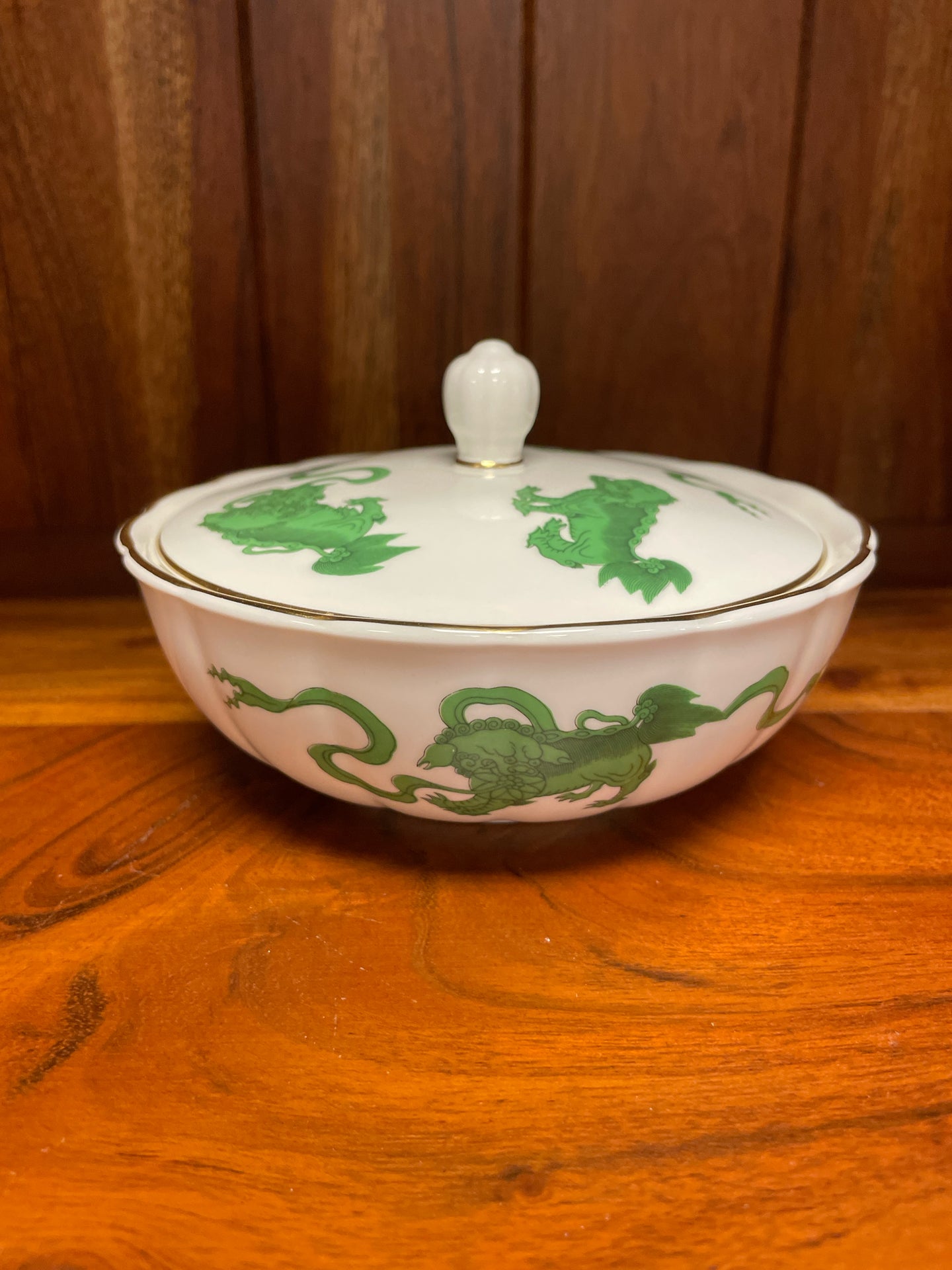 Chinese Tigers Lidded Dish from Wedgewood