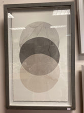 Load image into Gallery viewer, Set of Three Geometric Prints in Gray and Pink
