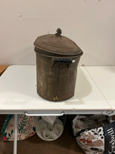 Load image into Gallery viewer, Vintage Lidded Copper Tub with Handles
