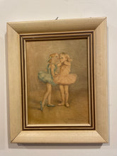Load image into Gallery viewer, Pair of Ballerina Prints in Cream Wood Frames
