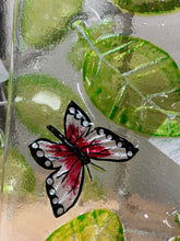 Load image into Gallery viewer, 2 Butterfly Glass Plates
