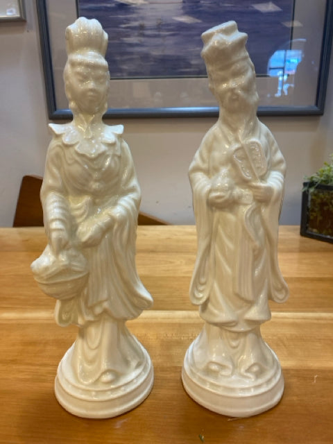 Porcelain Asian Man and Women from Adele Figurines