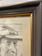 Load image into Gallery viewer, Pencil Sketch of Man with Goatee &amp; Cap Signed
