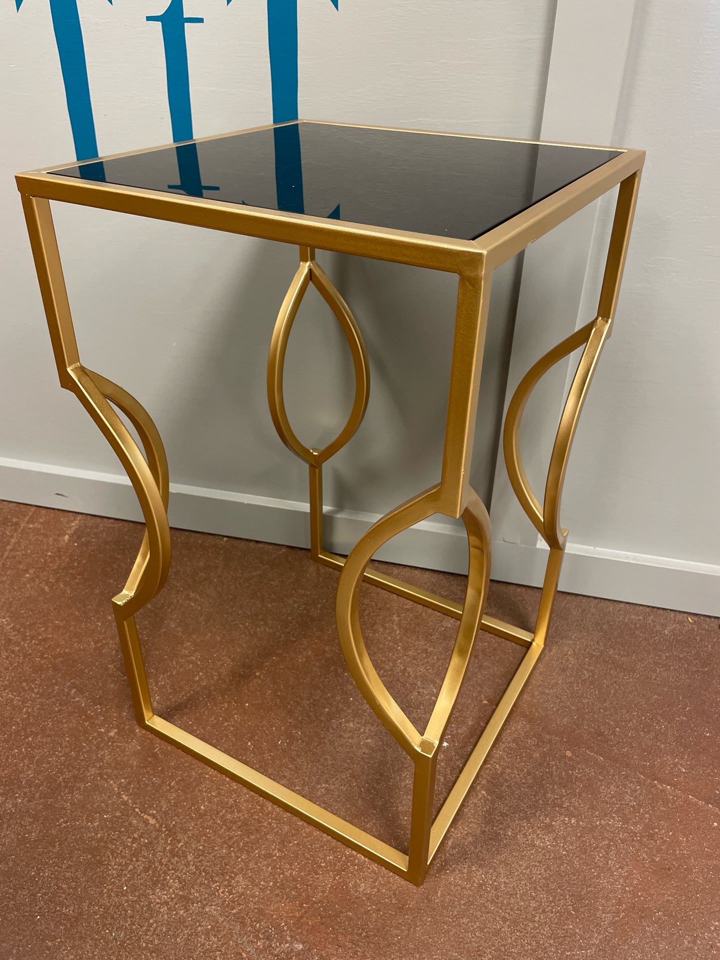Gold Square Occasional Table