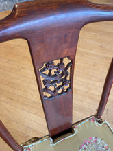 Load image into Gallery viewer, Dining Table with Carved Floral Detail, 8 Chairs, 2 Leaves &amp; Pads
