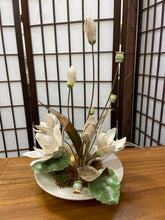 Load image into Gallery viewer, Metal &amp; Ceramic Lily Centerpiece
