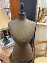 Load image into Gallery viewer, Vintage Iron &amp; Paper Mache Dress Form

