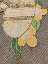 Load image into Gallery viewer, Beaded Jute Easter Table Runner
