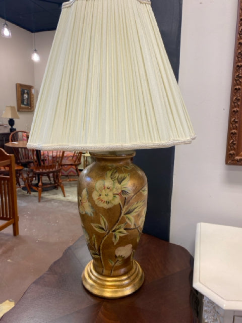 Gold, Floral Table Lamp from Frederick Cooper – Turn The Tables -  Northbrook, IL