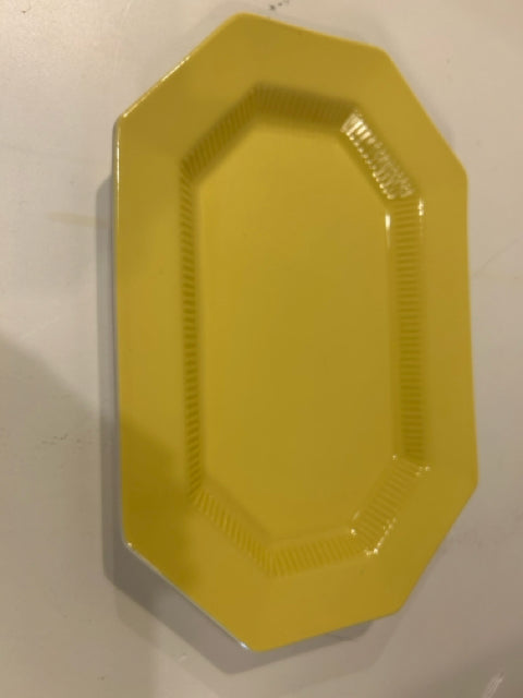 Ceramic Yellow Serving Plate