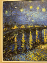 Load image into Gallery viewer, Reproduction &quot;Starry Night Over the Rhone&quot; on Canvas
