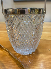 Load image into Gallery viewer, Glass Ice Bucket with Tongs
