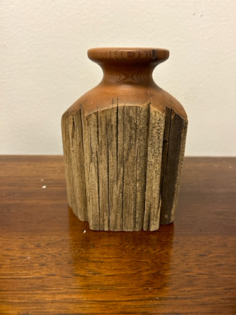 Reclaimed Wood Bud Vase