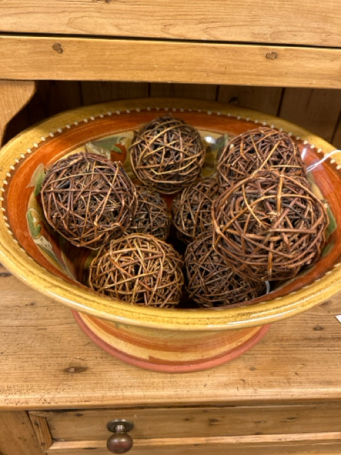 Decorative Twig Balls- Set of 10