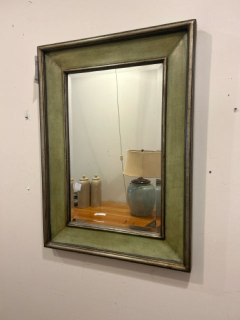 Green Rectangular Beveled  Mirror from Ballard Design