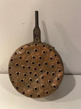 Load image into Gallery viewer, Hand Forged Lidded Chestnut Roasting Pan
