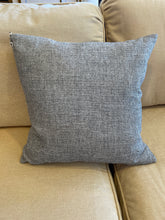 Load image into Gallery viewer, Grey Tweedy Throw Pillow
