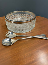 Load image into Gallery viewer, Lead Crystal Salad Bowl &amp; Serving Pieces, Made in England
