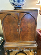 Load image into Gallery viewer, Vintage, Wood Two Door Tall Cabinet
