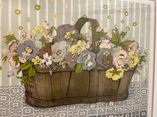 Load image into Gallery viewer, Art Print of Flowers in Basket
